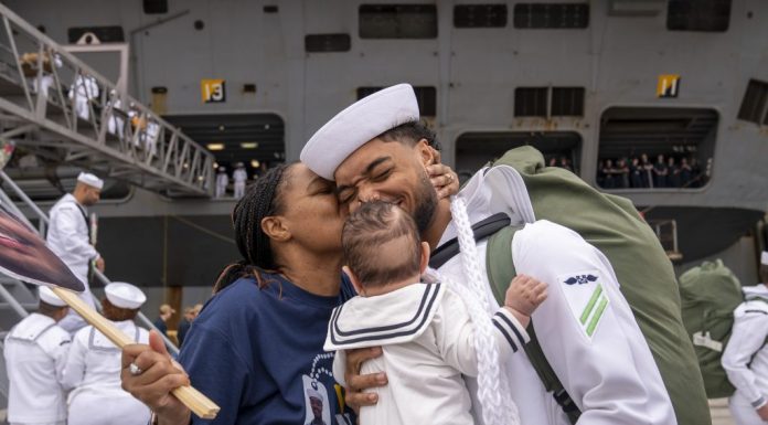 USS Carl Vinson Returns to Coronado after 9-Month Deployment