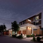 Sharp Coronado Hospital rendering – Exterior Canopy