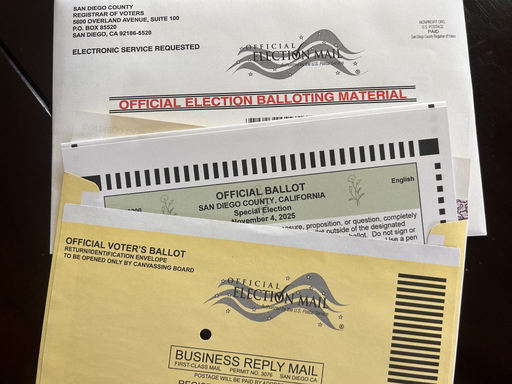 ballot for November special election