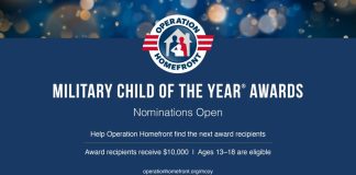 Military Child of the Year Awards nominations open through Dec. 2