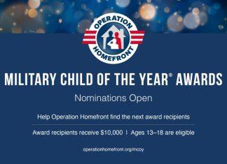 Military Child of the Year Awards nominations open through Dec. 2