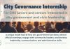 City Governance internship opportunity for CHS students