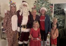 Rotary Santa soared through Coronado on Christmas Eve