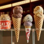 salt and straw cones and cup