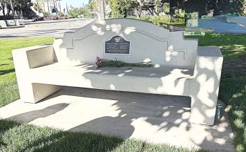 The powerful impact of League of Wives honored at bench dedication