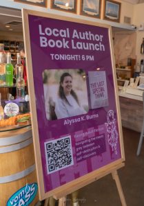 Alyssa K. Burns Book Launch at the Coronado Tasting Room. Photo by Joel Ortiz.