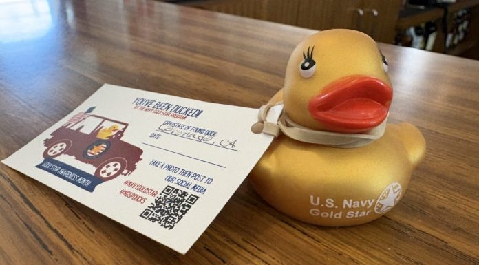“You’ve Been Ducked” campaign raises awareness for Gold Star Families
