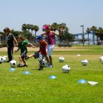 Soccer on grass
