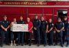 News briefs: CFD presents check to Burn Institute, CHS ’77 looking for classmates, regatta this weekend
