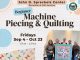 Beginner machine piecing and quilting class offered at Spreckels Center this fall