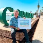 CORONADO sign at Tidelands Park thanks to Rotary