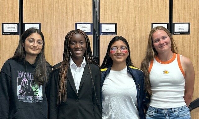 Four Coronado High students completed intensive STEM summer internship