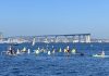 San Diego Climate Week 2026 – Opening ceremony and Water Summit held in Coronado SD Climate week paddle out in Glorietta Bay with bridge in background.