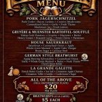 Oktoberfest Menu