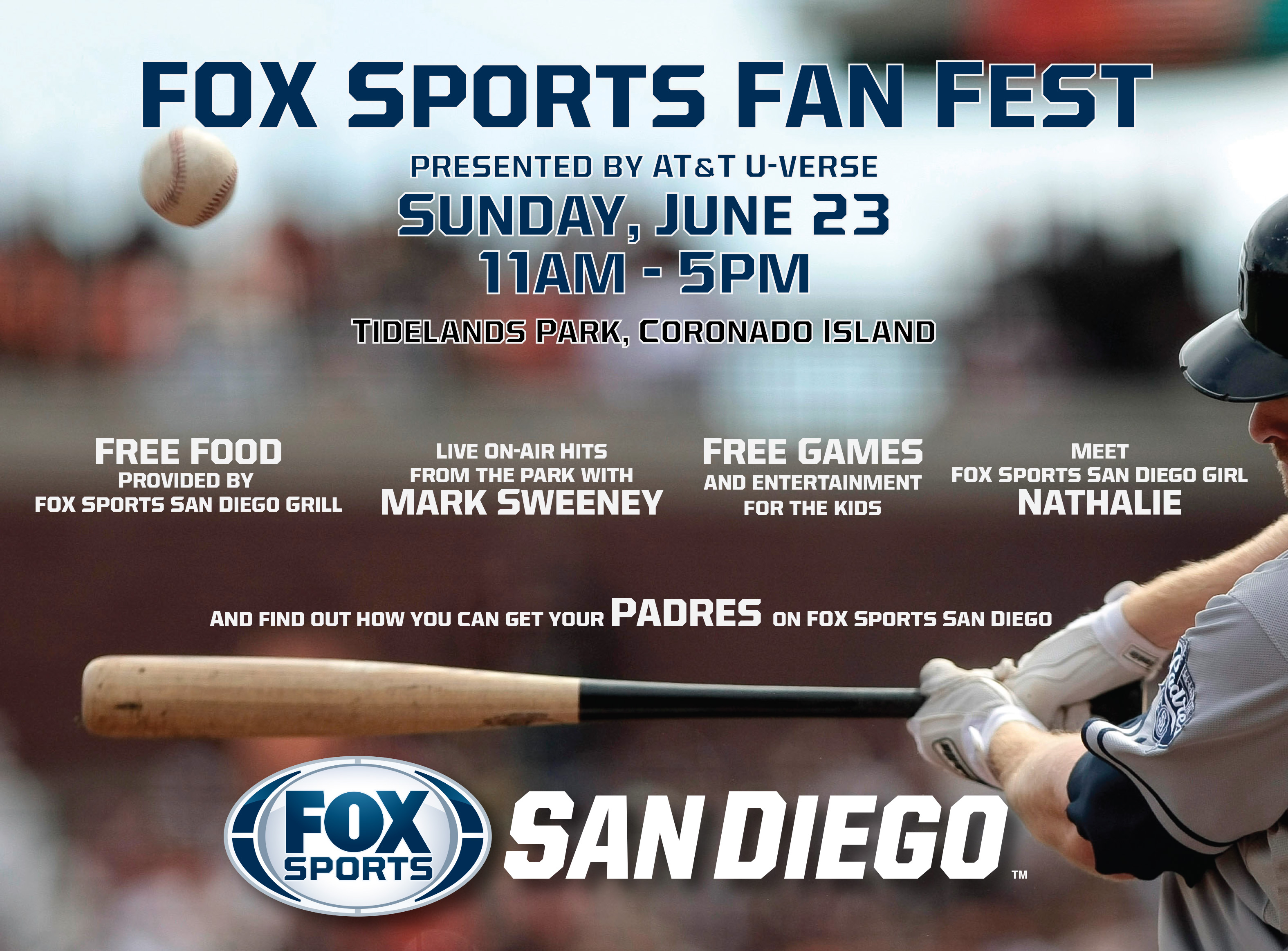 FOX Sports San Diego Hosts Fan Fest at Tidelands Park this Sunday