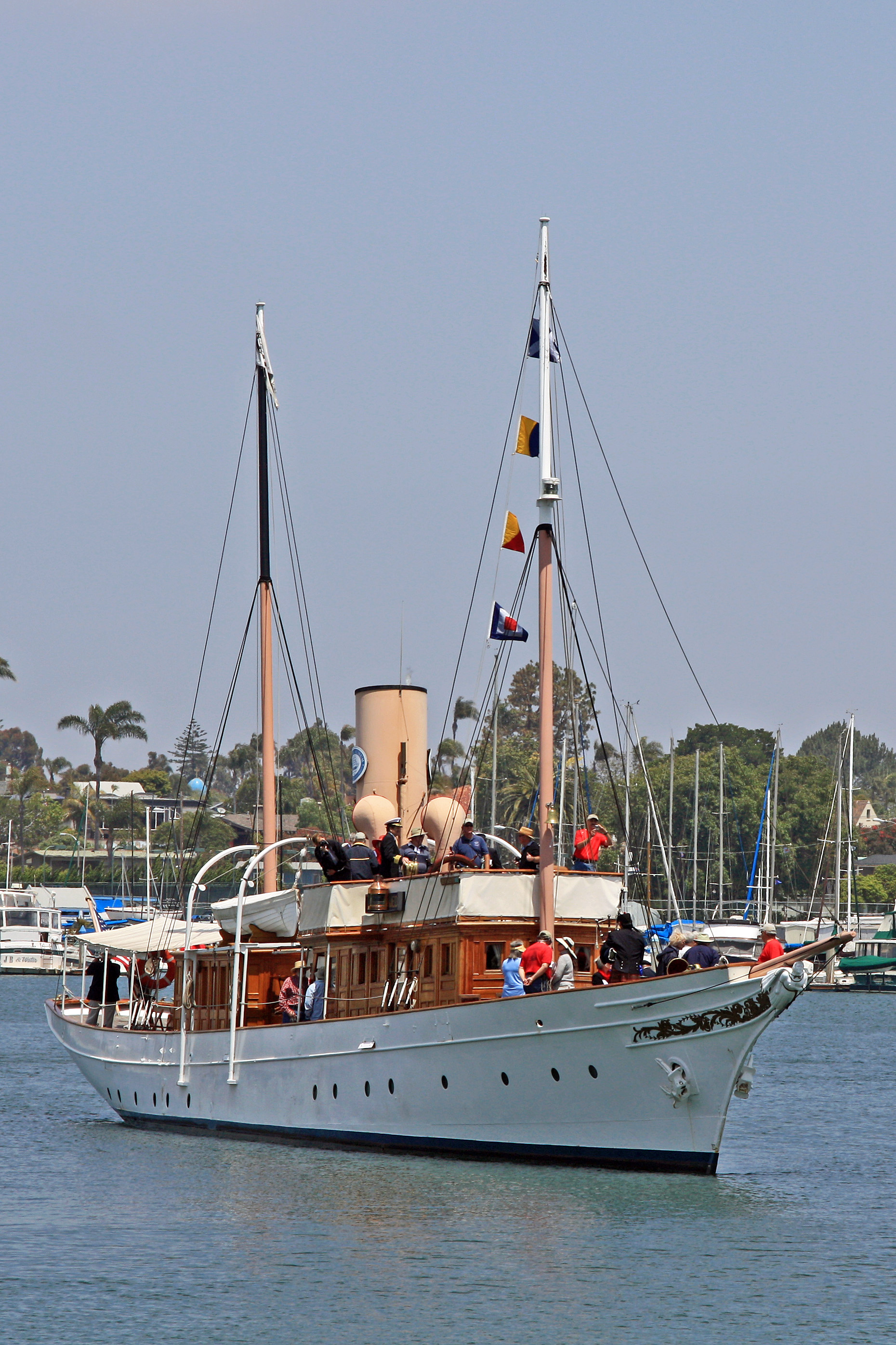 steam powered yacht