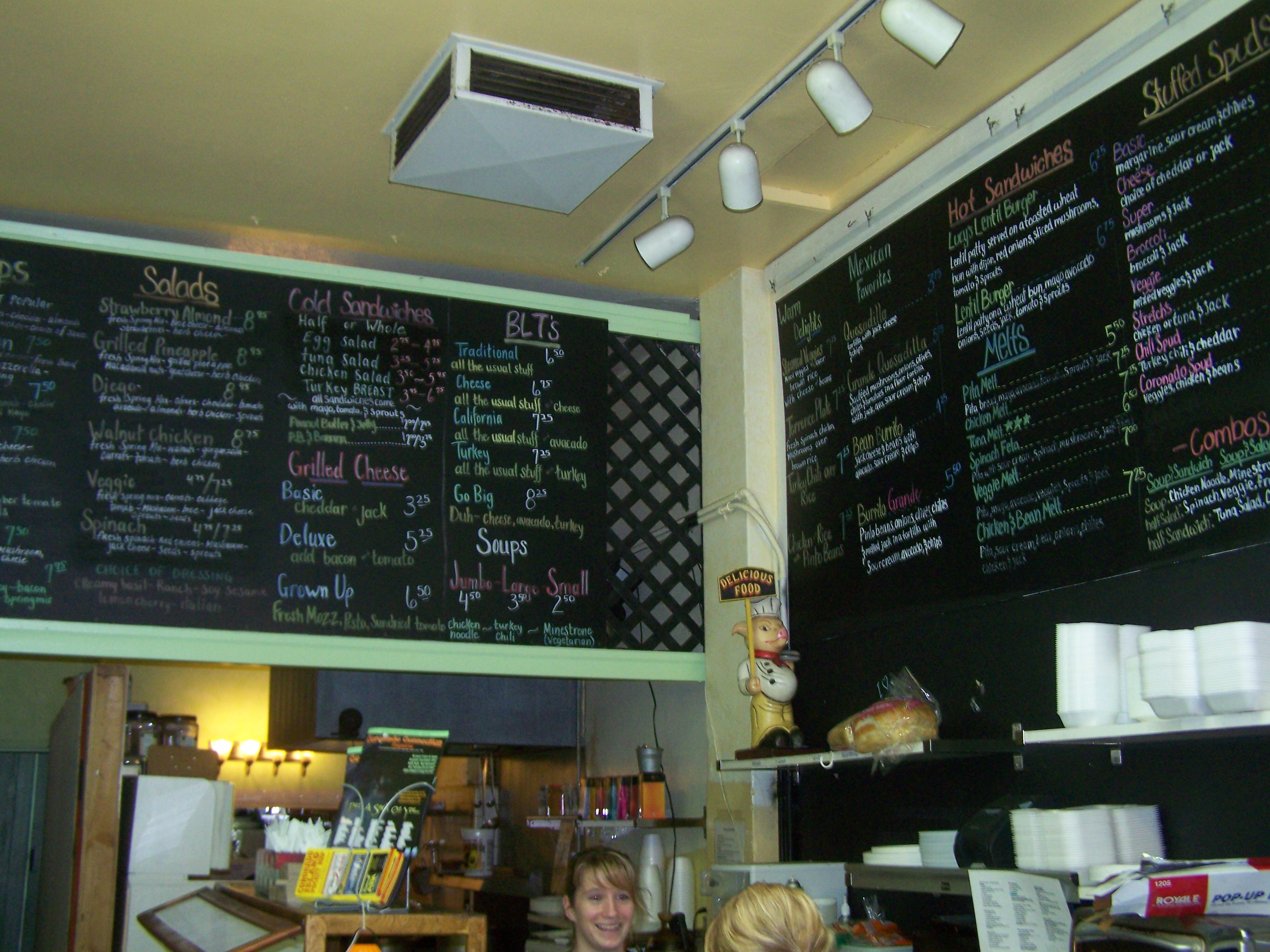 Stretch's Cafe - Menu Board - Coronado Times