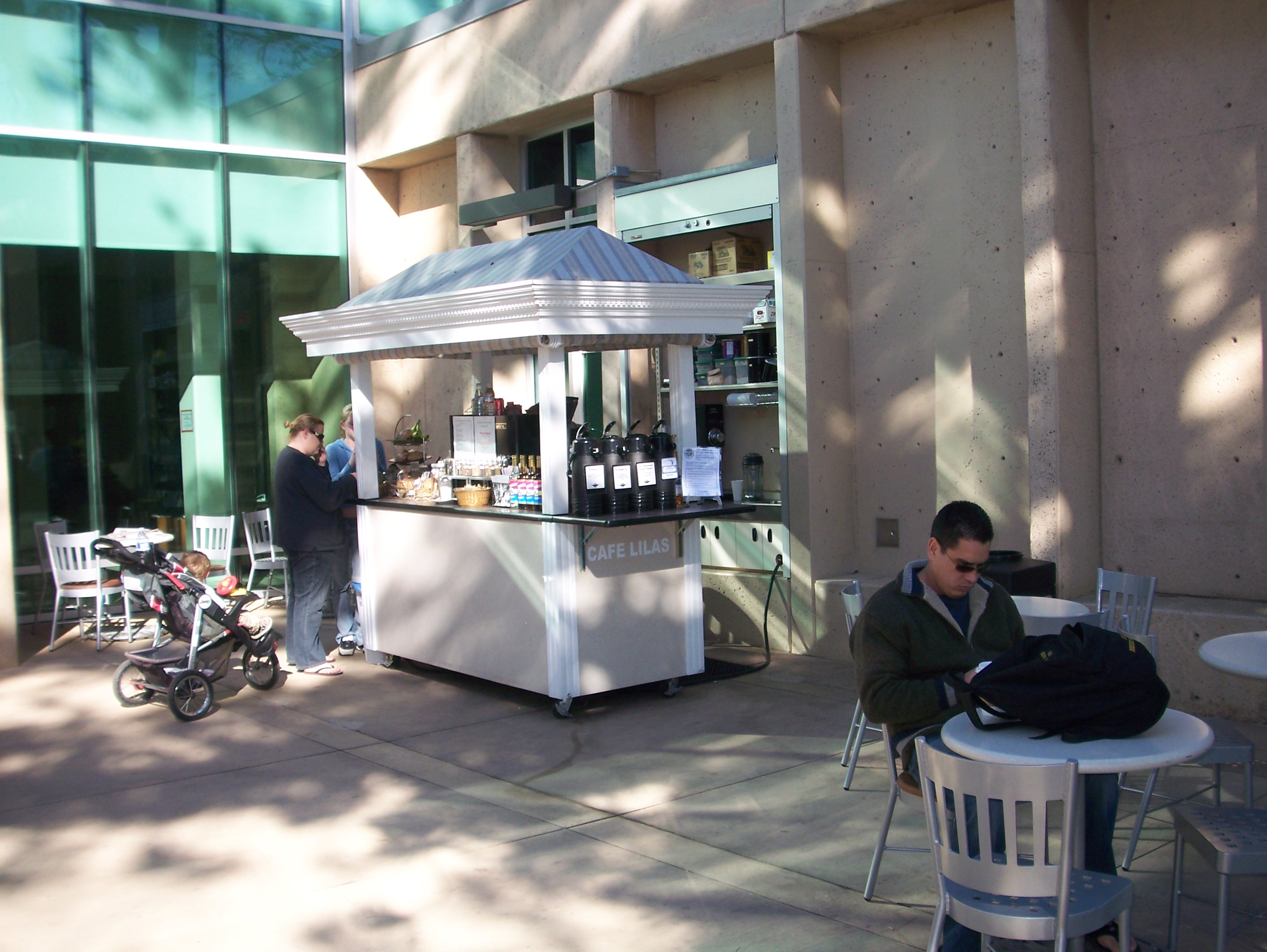 Coffee at the Coronado Library.